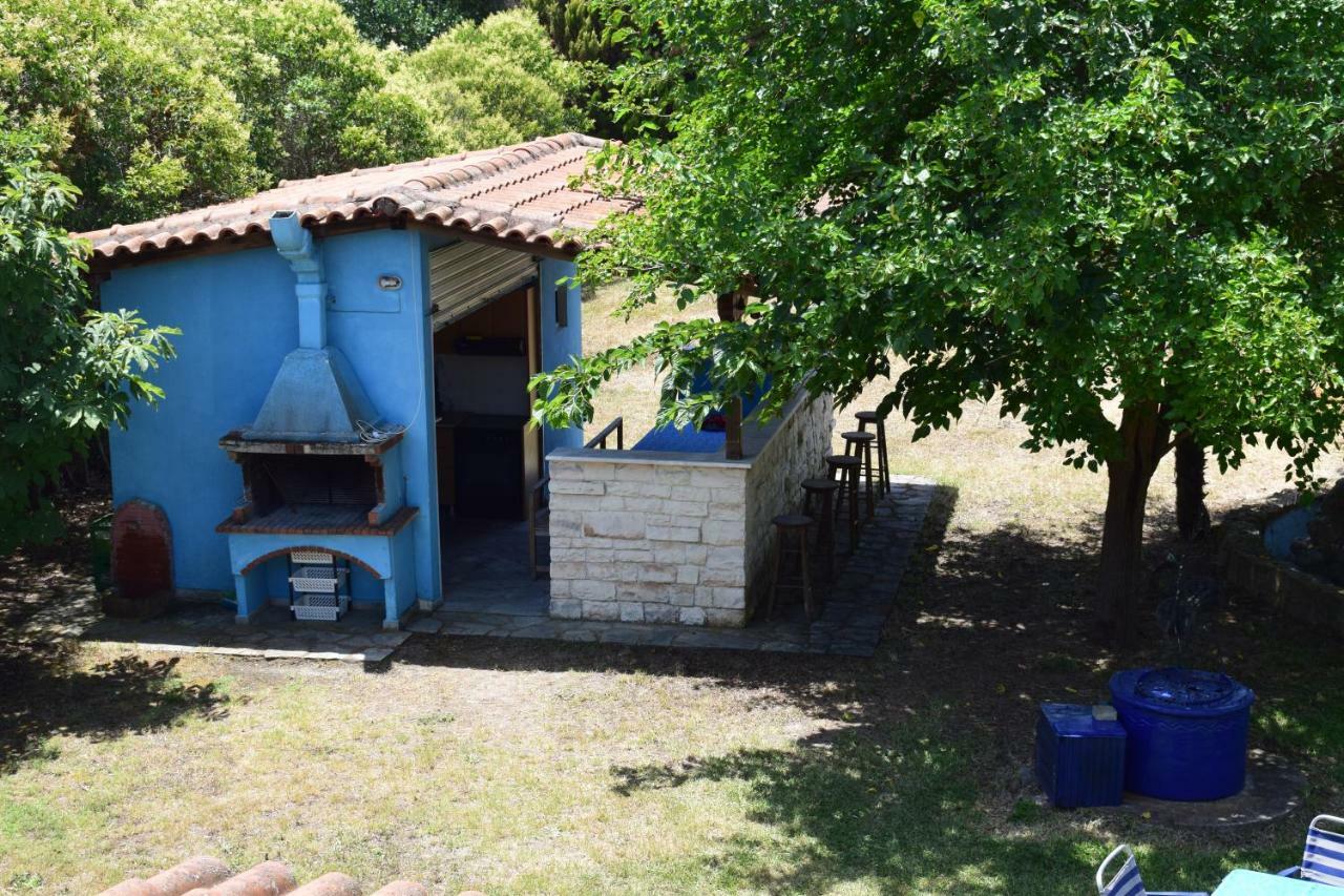 Villa Close To The Beach Ormos Panagias Luaran gambar